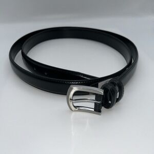 Genuine Leather Belt,Men's Dress & Casual,Workwear SZ:56,Silver Buckle